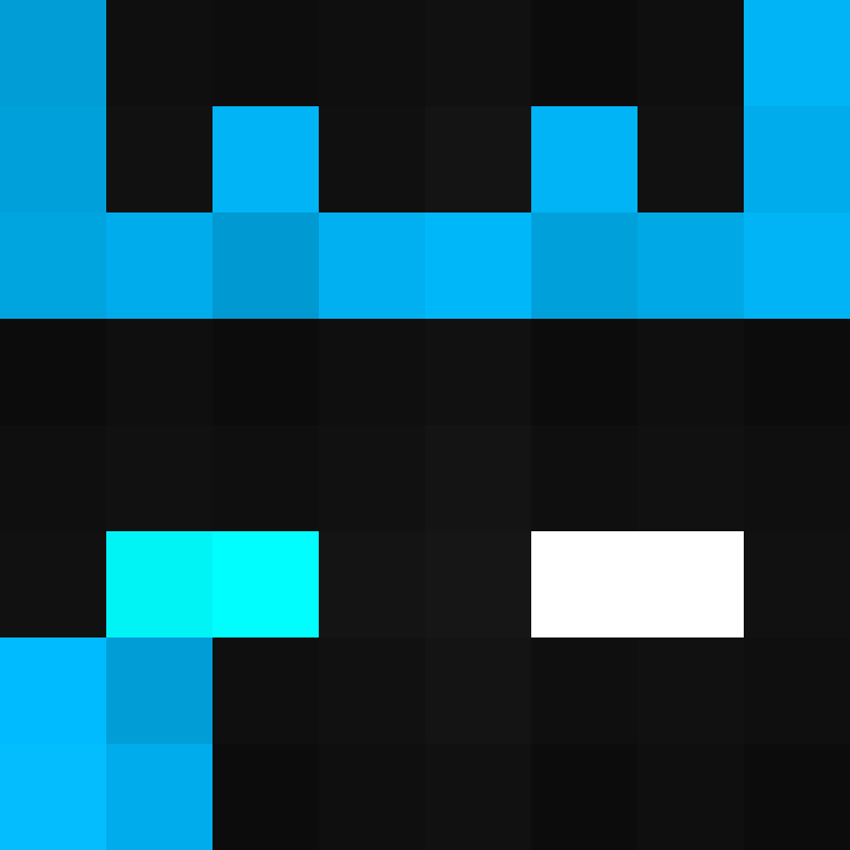 ________B's skin