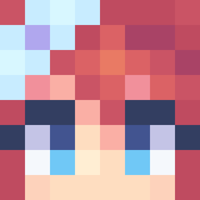Landusky's skin
