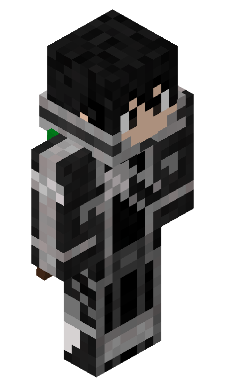 BlackSimp skin - FULLBODY_ISO_FRONT