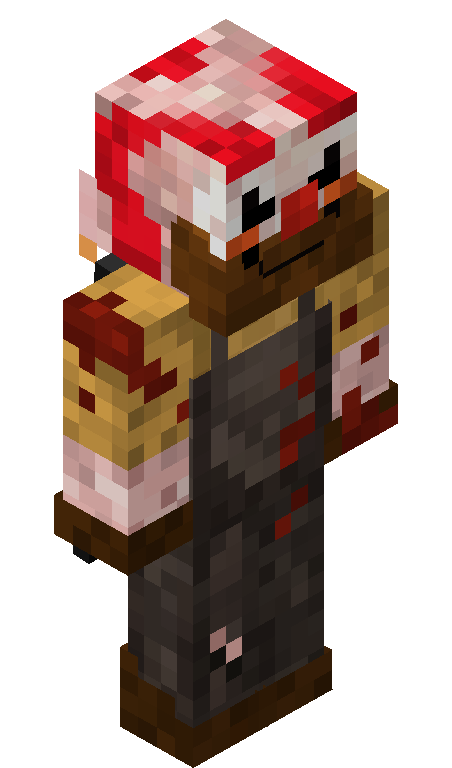 ClownBzCraft skin - FULLBODY_ISO_FRONT