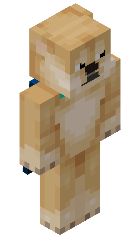 Dog skin - FULLBODY_ISO_FRONT