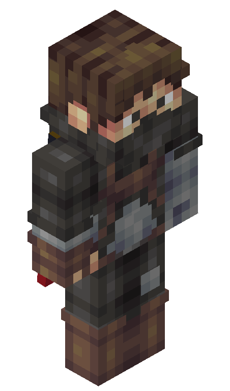 ExWhiteWolf skin - FULLBODY_ISO_FRONT