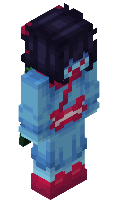 FieryDance skin - FULLBODY_ISO_FRONT