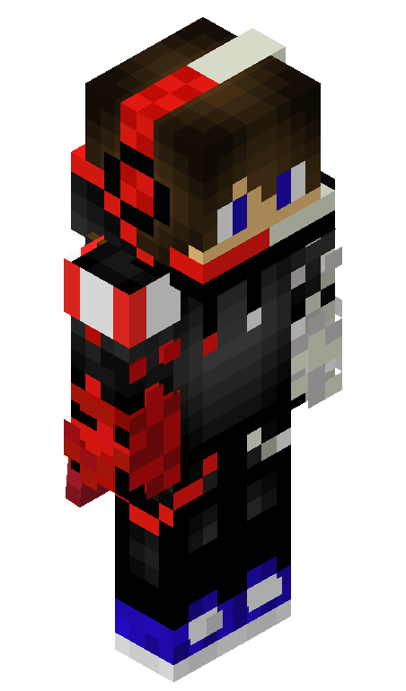 FuzzieBlack skin - FULLBODY_ISO_FRONT