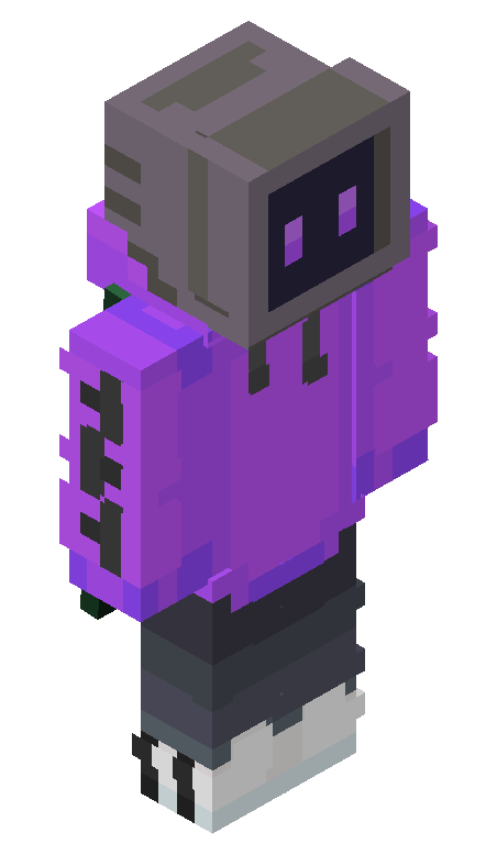 Glitch45 skin - FULLBODY_ISO_FRONT