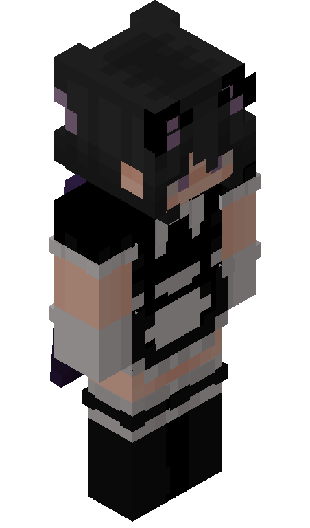 Gothgirldinner skin - FULLBODY_ISO_FRONT