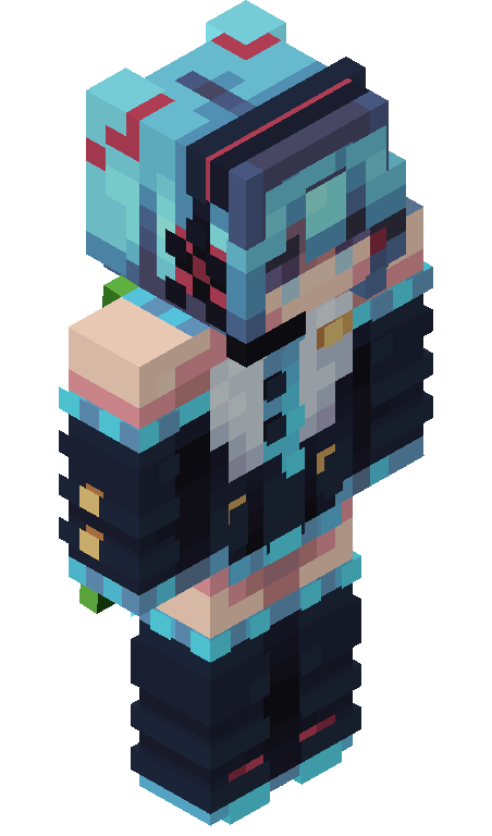 HachiMIKU skin - FULLBODY_ISO_FRONT