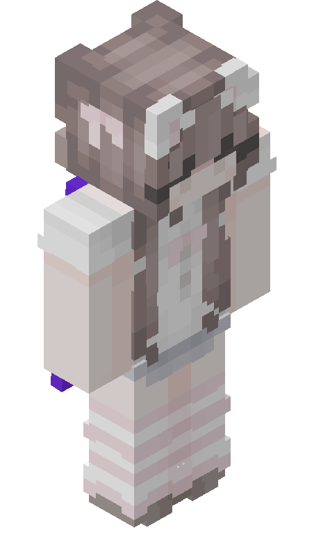 LuneyaNeko skin - FULLBODY_ISO_FRONT