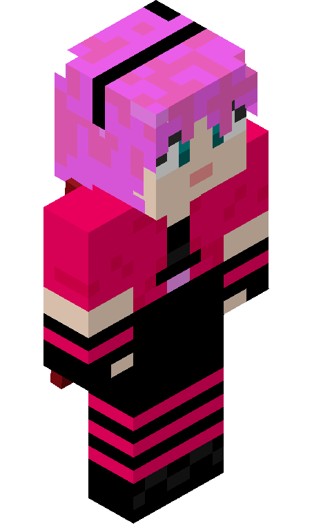 MinecraftChick skin - FULLBODY_ISO_FRONT