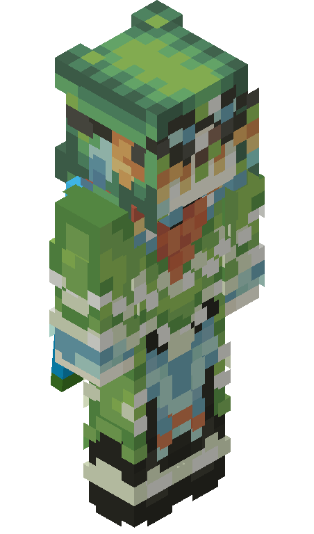 Parrotxv2 skin - FULLBODY_ISO_FRONT
