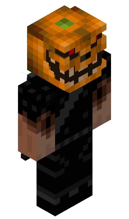 PumpkinNinja skin - FULLBODY_ISO_FRONT