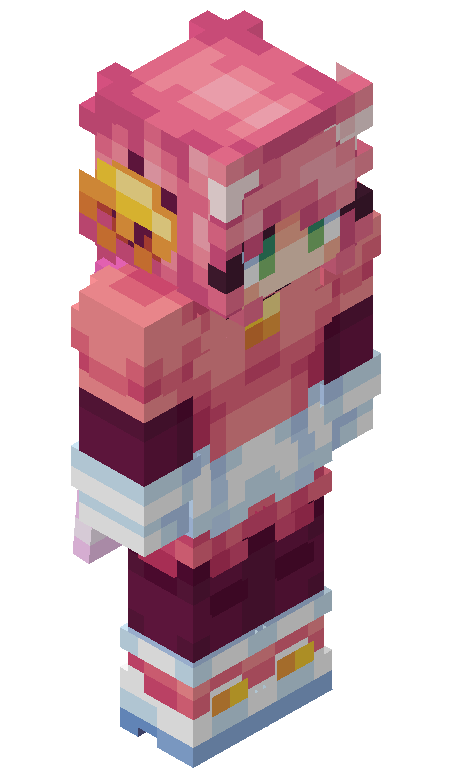 PyuFloof skin - FULLBODY_ISO_FRONT