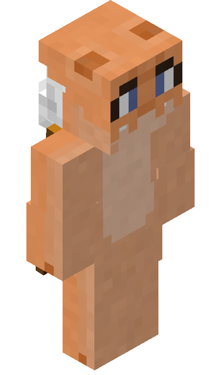 ReptileOrange skin - FULLBODY_ISO_FRONT