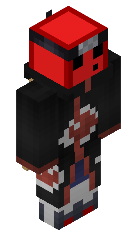 SlimeRed100 skin - FULLBODY_ISO_FRONT