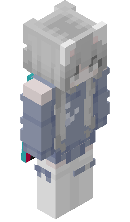 WhiteXero skin - FULLBODY_ISO_FRONT