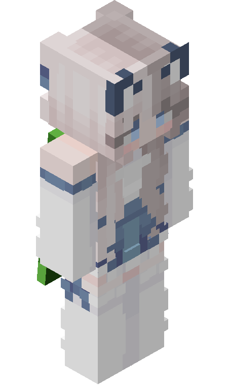 iiDarkey skin - FULLBODY_ISO_FRONT