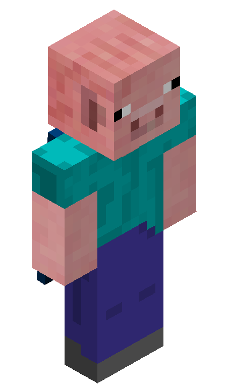 piggycraft skin - FULLBODY_ISO_FRONT