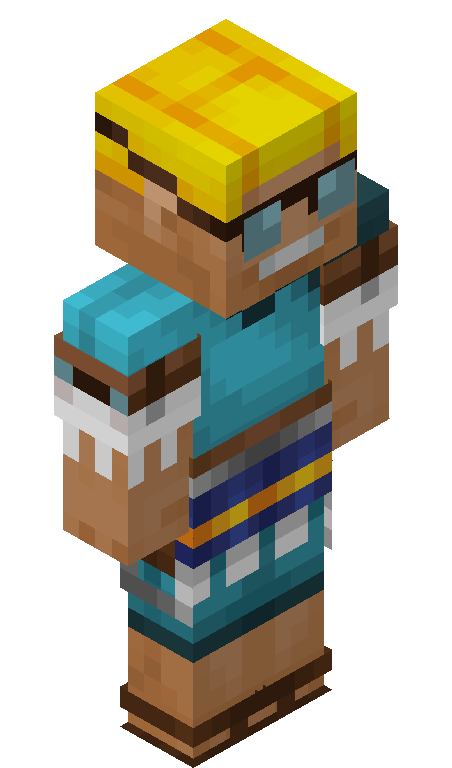realGoldi skin - FULLBODY_ISO_FRONT