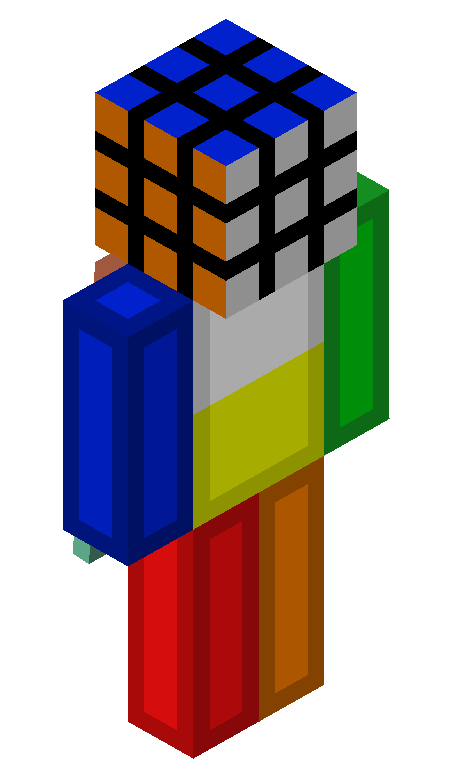 rubikscubemc skin - FULLBODY_ISO_FRONT