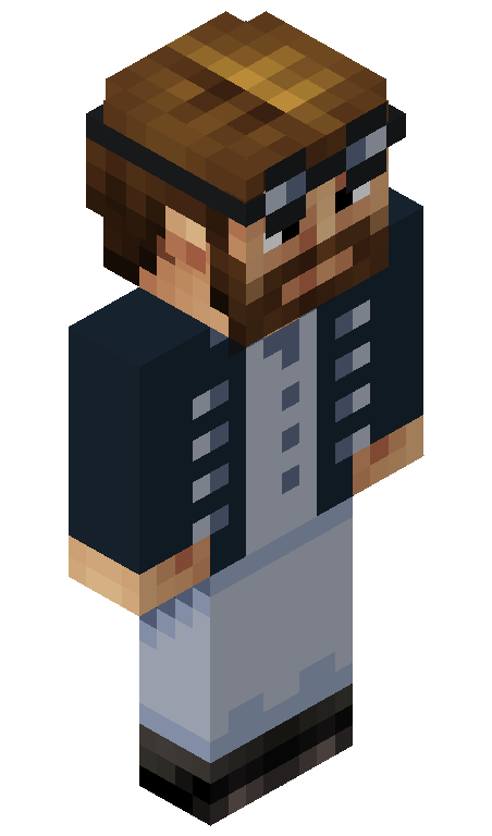 theGREENhead skin - FULLBODY_ISO_FRONT